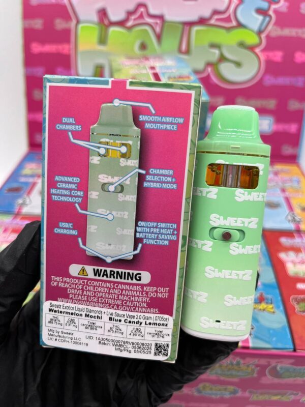 Sweetz Exotics 2G Authentic Dual Chamber